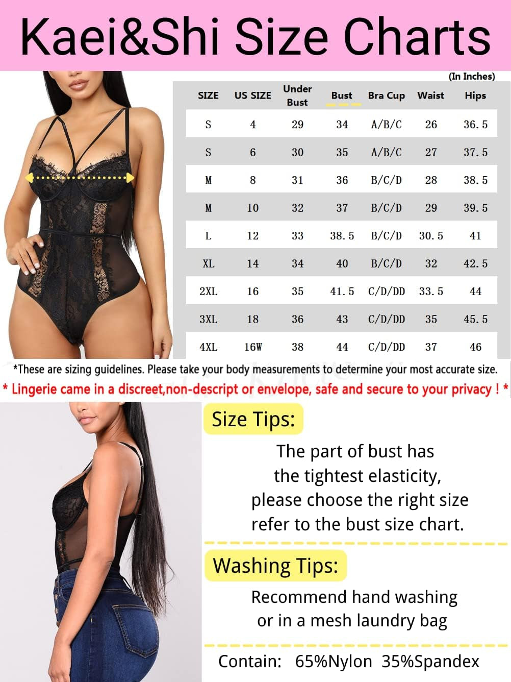 See through Lingerie,V-Neck Lace Babydoll,Sexy Lingerie Women,One Piece Bodysuit