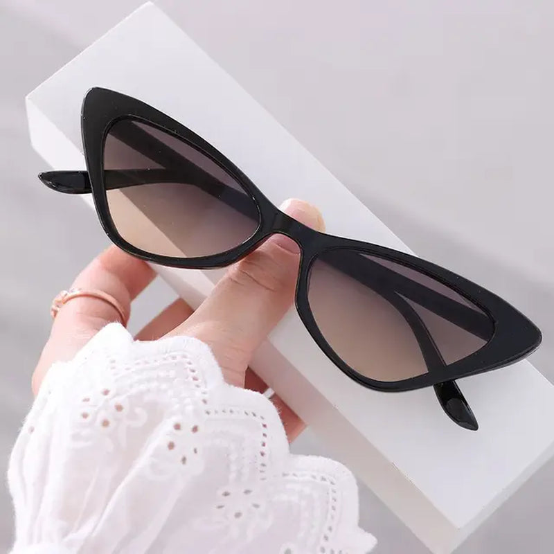 Brand Cat Eye Sunglasses Woman Fashion Designer Vintage Gradient Sun Glasses Female UV400 Outdoor Ladies Shades Oculos De Sol