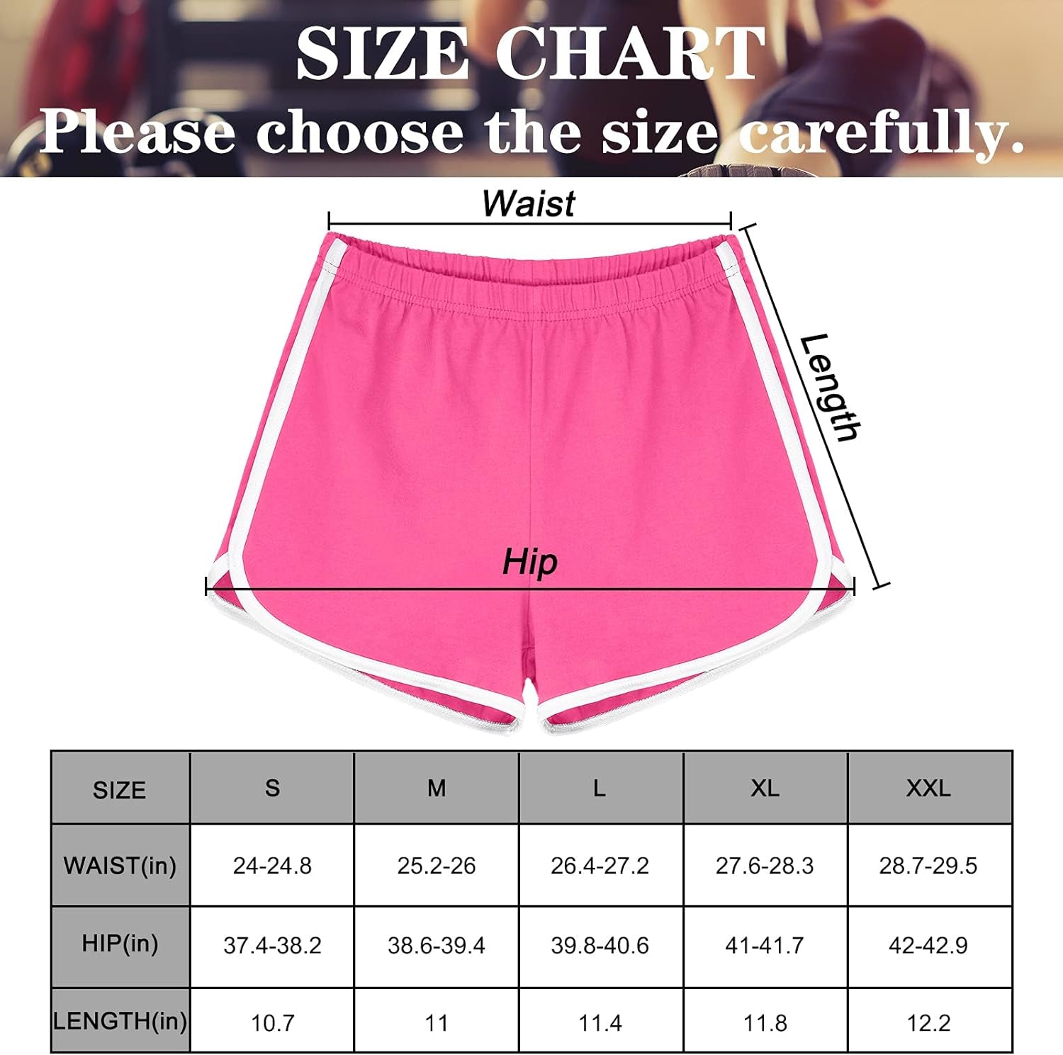 3 Pack Cotton Sports Shorts Athletic Shorts Yoga Dance Summer Short Pants